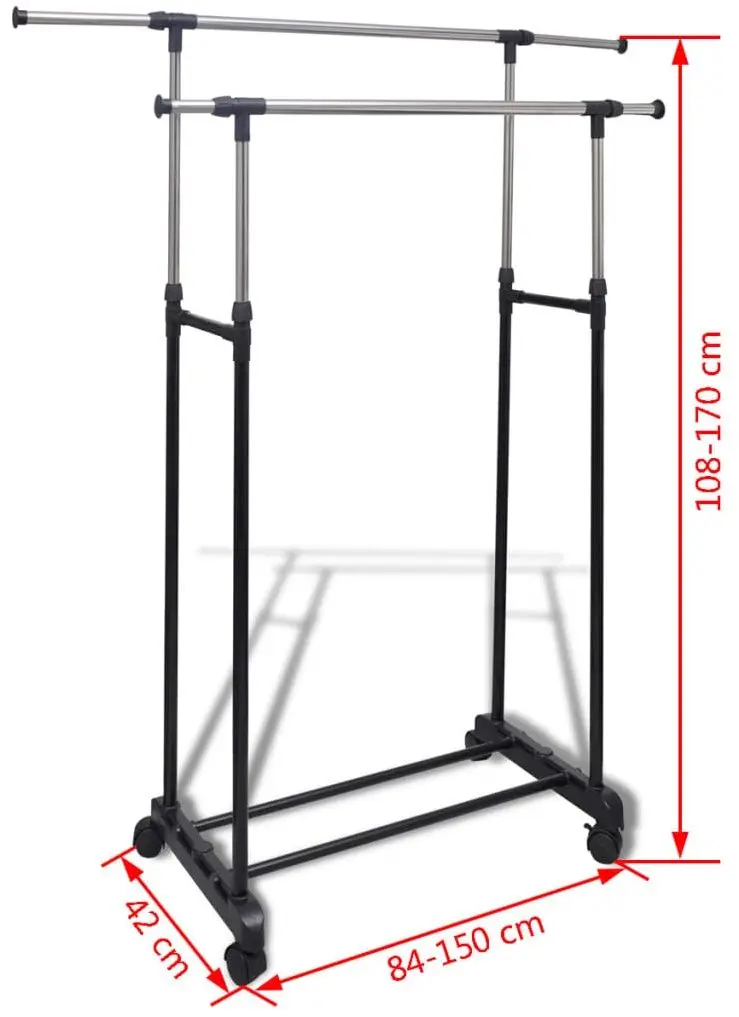 Set de cuiere VidaXL 270182 (Inox/Black)