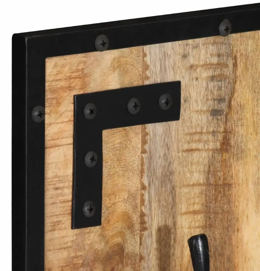 Вешалка vidaXL 358918 (Natural Wood) - 4