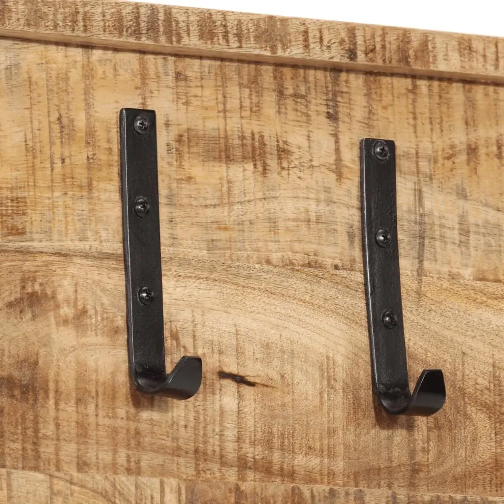 Вешалка vidaXL 358953 (Natural Wood) - 5