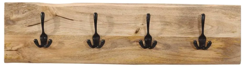 Cuier vidaXL 358957 (Natural Wood)