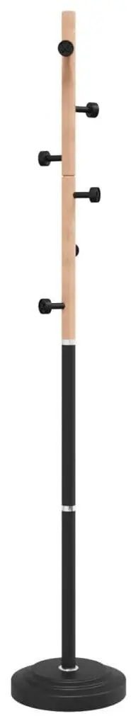 Cuier VidaXL 377085 (Black/Beech)