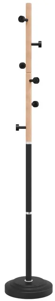 Cuier VidaXL 377085 (Black/Beech)