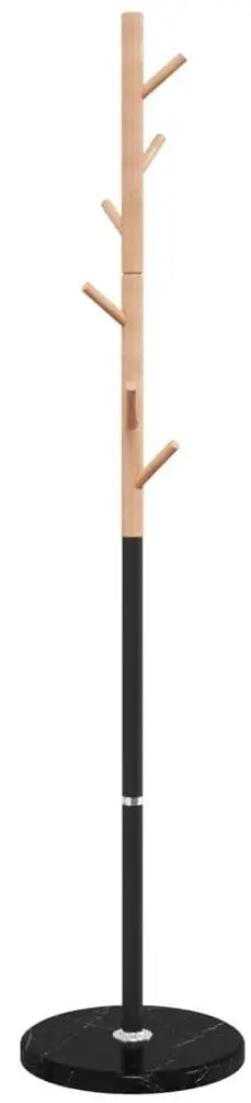 Cuier VidaXL 377087 (Black/Beech)