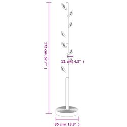 Cuier VidaXL 377089 (White) Thumb