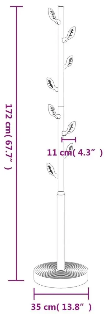 Cuier VidaXL 377091 (Blue)