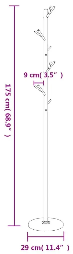 Cuier VidaXL 377104 (White)