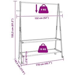 Cuier VidaXL 4008913 (Bamboo) Thumb