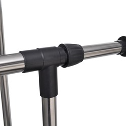 Вешалка VidaXL 50212 (Inox/Black) Thumb