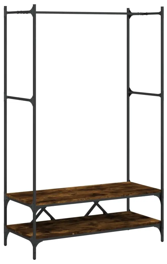 Cuier VidaXL 834202 (Smoked Oak)