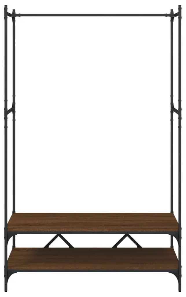 Cuier VidaXL 834204 (Brown Oak/Black)