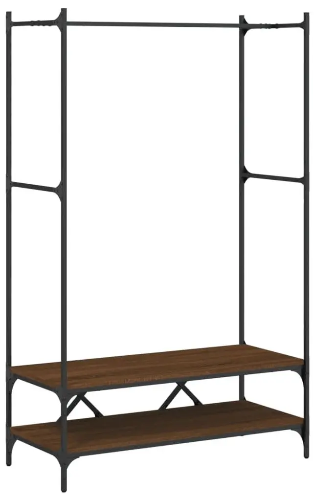 Cuier VidaXL 834204 (Brown Oak/Black)