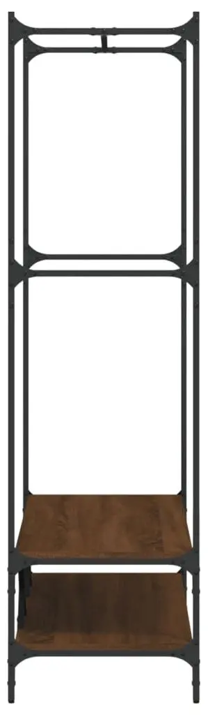 Cuier VidaXL 834204 (Brown Oak/Black)