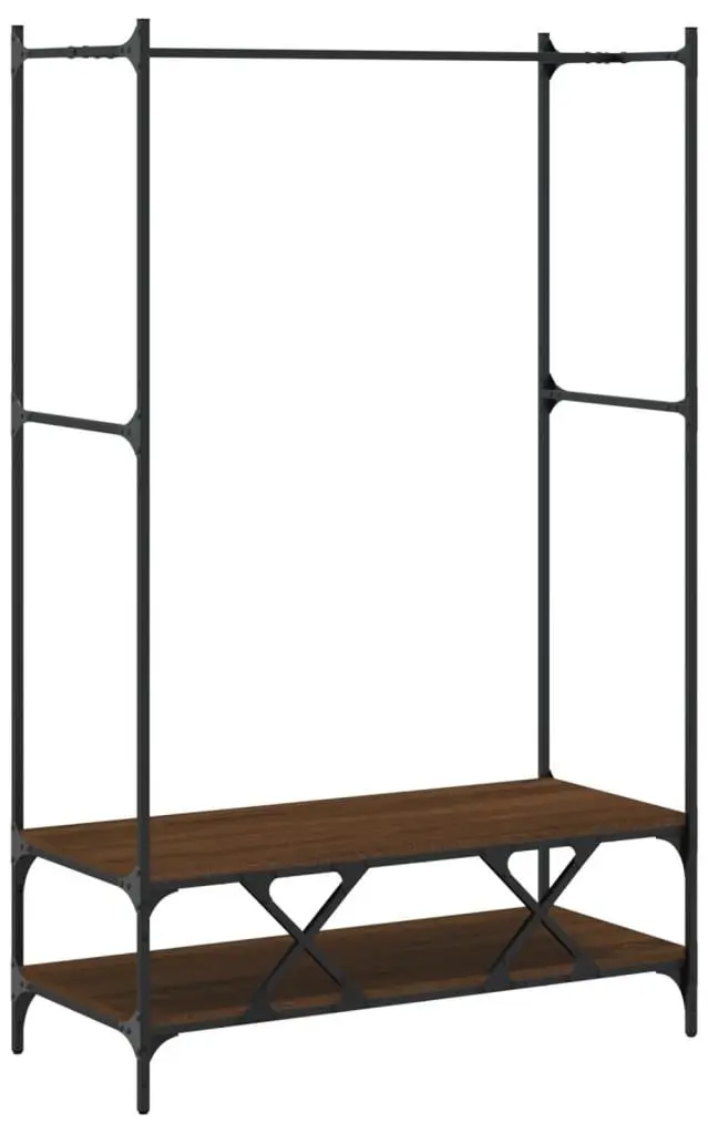 Cuier VidaXL 834204 (Brown Oak/Black)