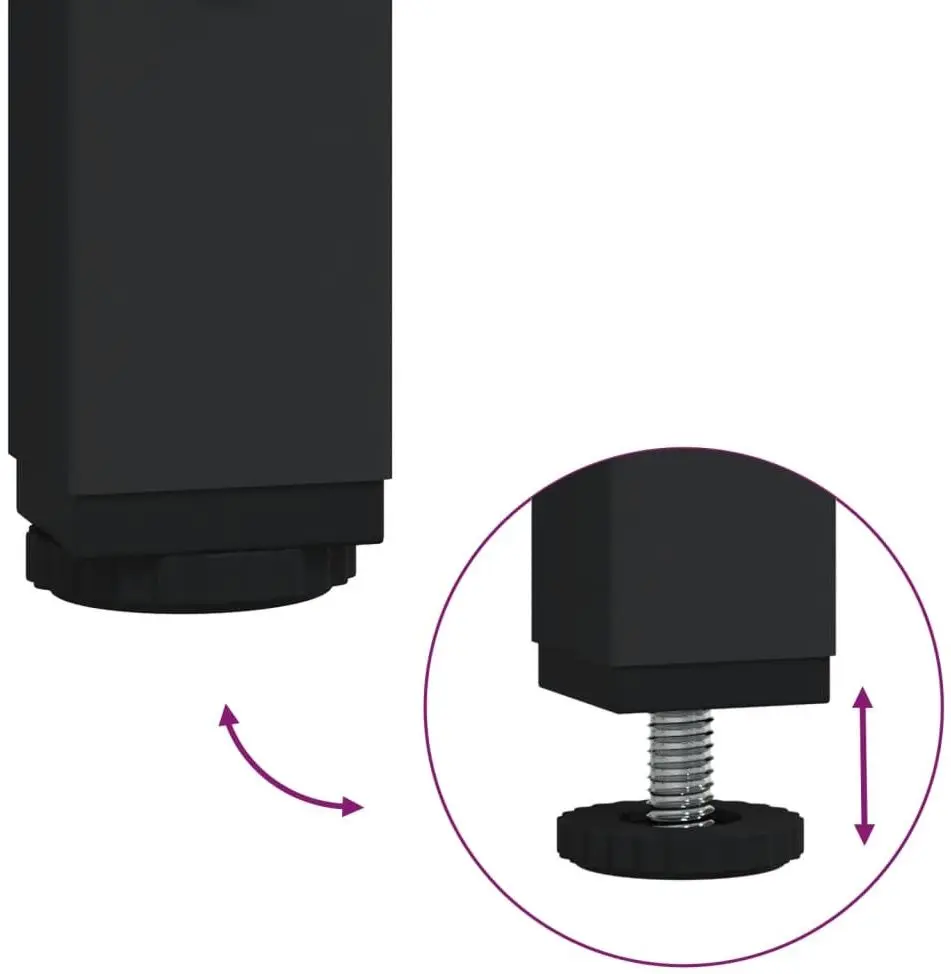 Cuier VidaXL 837857 (Black)