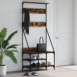 Cuier VidaXL 837864 (Smoked Oak)