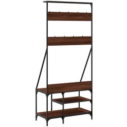 Cuier VidaXL 837866 (Brown Oak/Black) Thumb