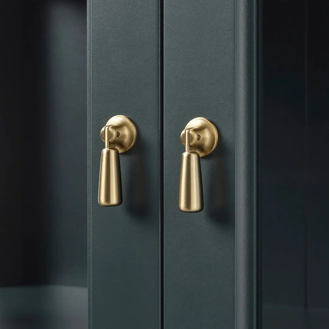 Servant Ikea Lommarp usi de sticla 86x199 (Albastru inchis-verde)