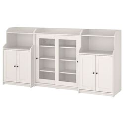 Tumba Ikea Hauga 2 usi 244x46x116 (Alb)