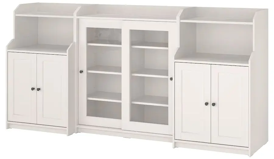 Tumba Ikea Hauga 2 usi 244x46x116 (Alb)