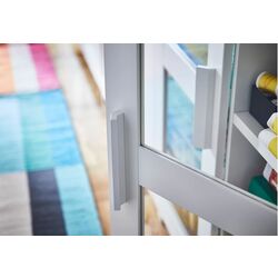 Vitrina Ikea Brimnes usi de sticla 78x95 (Alb) Thumb