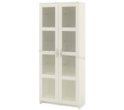 Vitrina Ikea Brimnes cu uşi de sticlă 80x190 (Alb)