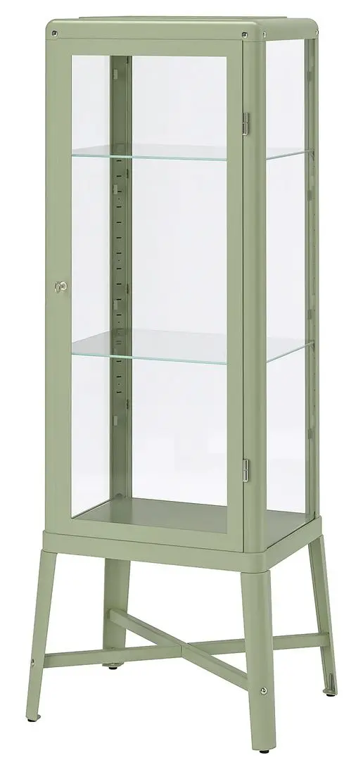 Vitrina Ikea Fabrikor 57x150 (Gri-verde)