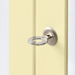 Vitrina Ikea Fabrikor cu uşi de sticlă 81x113 (Galben Deschis) Thumb