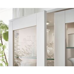 Vitrina Ikea Galant cu uşi de sticlă 80x190 (Alb) Thumb