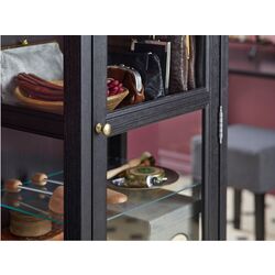 Vitrina Ikea Malsjo 60x40x186 (Negru) Thumb
