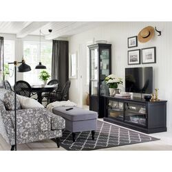 Vitrina Ikea Malsjo 60x40x186 (Negru) Thumb