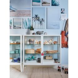 Vitrina Ikea Milsbo 101x100 (Alb) Thumb