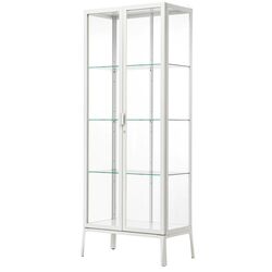 Витрина Ikea Milsbo со стеклянной дверцей 73x175 (Белый)
