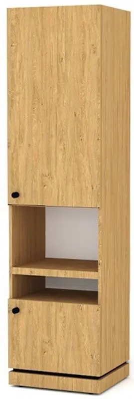 Penal deschis Fabrik Home Living Emerson (Stone Oak/Ash Black)