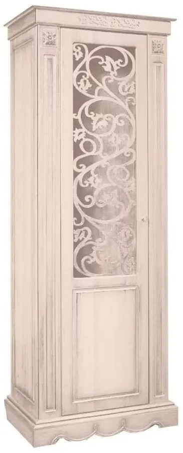 Dulap cu vitrina KMK 0435.11 Ameliya 1D Milk Oak (Stinga)