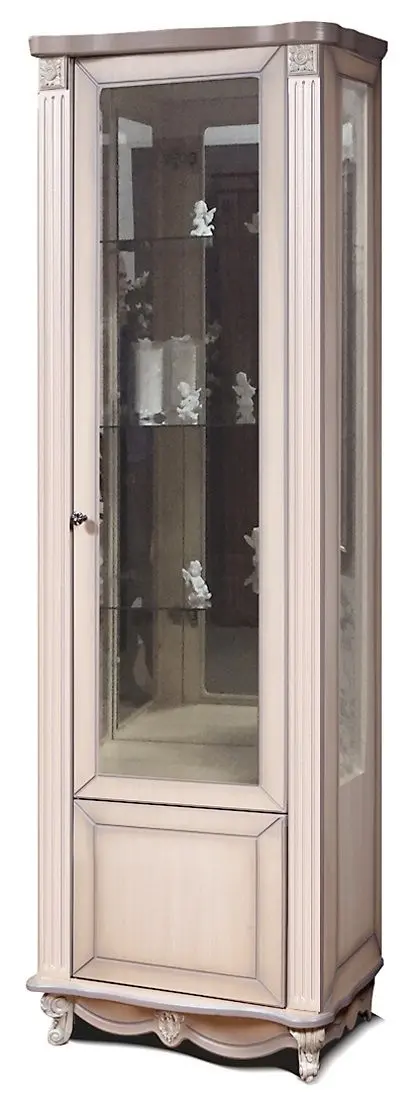 Dulap cu vitrina KMK 0441.14 Bakkara Milk Oak (Dreapta)