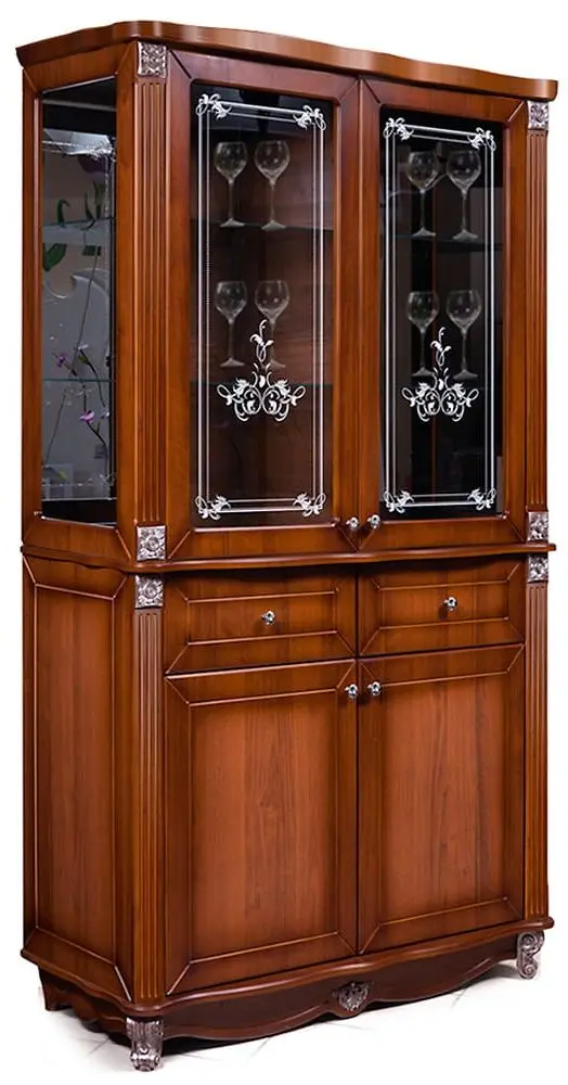 Dulap cu vitrina KMK 0441.4 Bakkara (Ekko Nut)