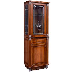 Dulap cu vitrina KMK 0441.8 Bakkara 2D1IA Ekko Nut (Stinga) Thumb