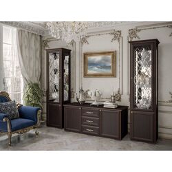 Penal Миф Parma Wenge Oak (cu sticla) Thumb