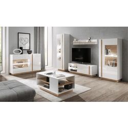 Vitrina Mobhaus City 60 (White/Grandson Oak/White Gloss) Thumb