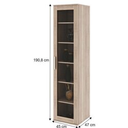 Penal-vitrina Tempo Kondela Dunaj Typ 4 (Sonoma Oak) Thumb