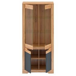 Витрина Mobhaus Fidel H (Craft Oak Golden/Graphite Gray) Thumb