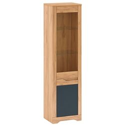 Витрина Mobhaus Fidel Right (Craft Oak Golden/Graphite Gray)