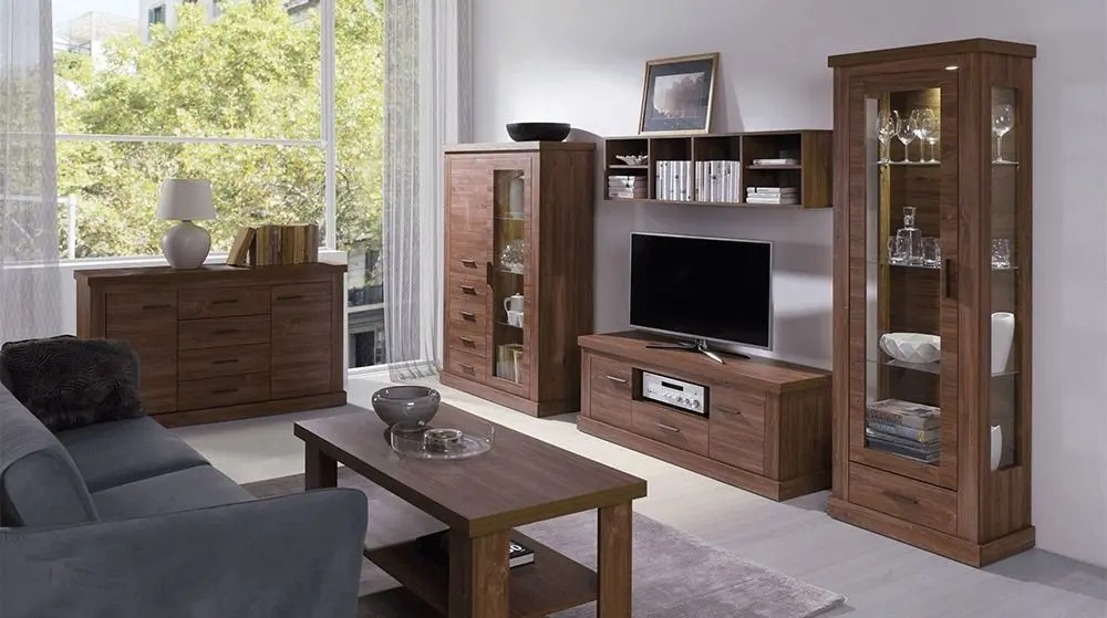 Витрина Mobhaus Hilard AR2 (Stirling Oak)