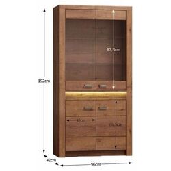 Vitrina Tempo Kondela Infinity I-03 (Ash Light) Thumb