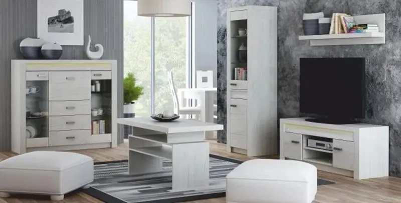 Etajera Tempo Kondela Infinity I-05 (Ash White)