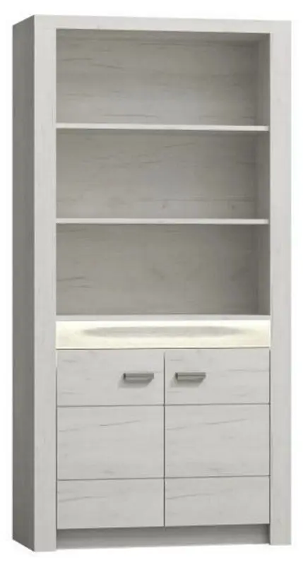 Etajera Tempo Kondela Infinity I-05 (Ash White)