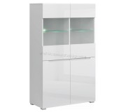 Тумба Mobhaus Jolk 2D2W (White/White Extra High Gloss)