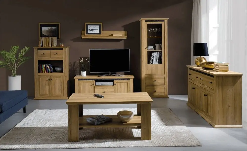 Vitrina Mobhaus Leon MZ4 (Grand Oak)