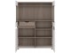 Тумба Mobhaus Lynatet Typ 33 (White Extra High Gloss/Sonoma Oak Dark)