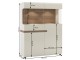 Тумба Mobhaus Lynatet Typ 33 (White Extra High Gloss/Sonoma Oak Dark)